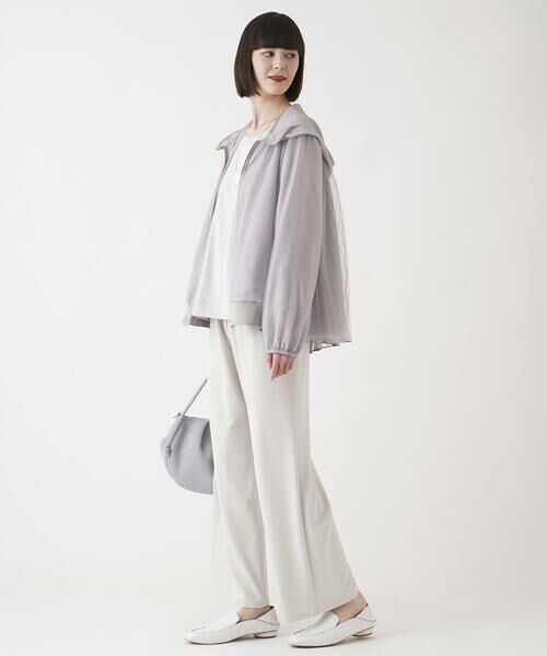 HIROKO BIS / ヒロコビス その他パンツ | カットソーポンチワイドパンツ /洗濯機で洗える | 詳細14
