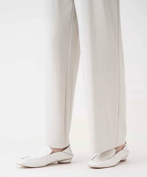 HIROKO BIS / ヒロコビス その他パンツ | カットソーポンチワイドパンツ /洗濯機で洗える | 詳細4