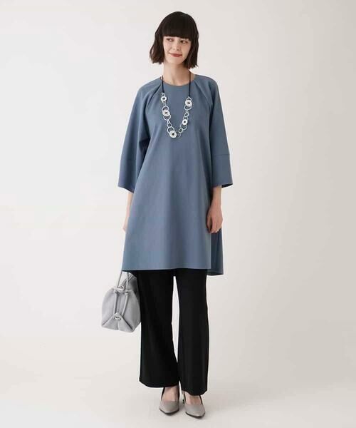 HIROKO BIS / ヒロコビス その他パンツ | カットソーポンチワイドパンツ /洗濯機で洗える | 詳細6