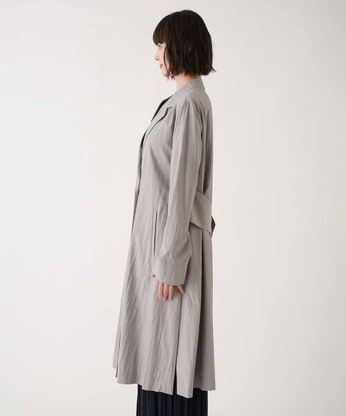 HIROKO BIS / ヒロコビス その他アウター | ドレープワッシャーライトコート /洗える | 詳細1