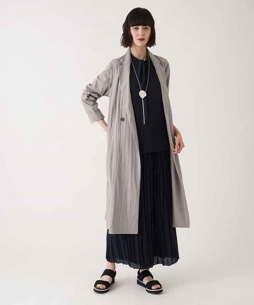 HIROKO BIS / ヒロコビス その他アウター | ドレープワッシャーライトコート /洗える | 詳細12
