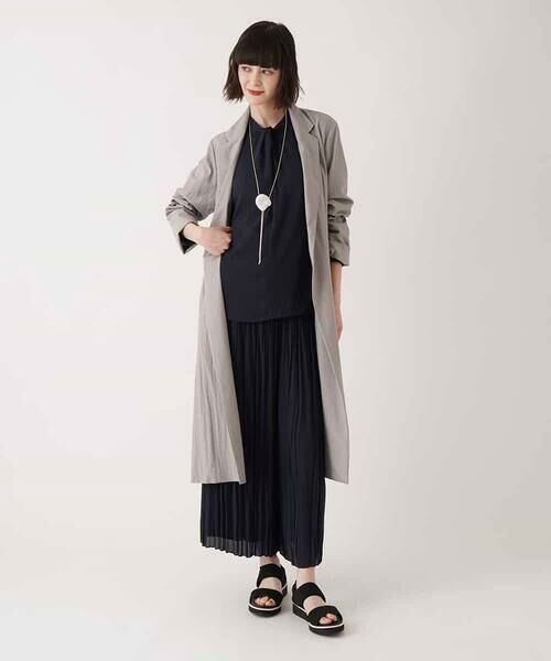 HIROKO BIS / ヒロコビス その他アウター | ドレープワッシャーライトコート /洗える | 詳細13