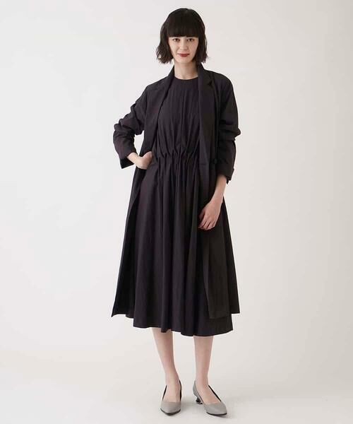 HIROKO BIS / ヒロコビス その他アウター | ドレープワッシャーライトコート /洗える | 詳細14