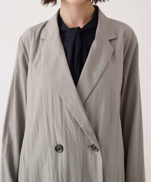 HIROKO BIS / ヒロコビス その他アウター | ドレープワッシャーライトコート /洗える | 詳細3