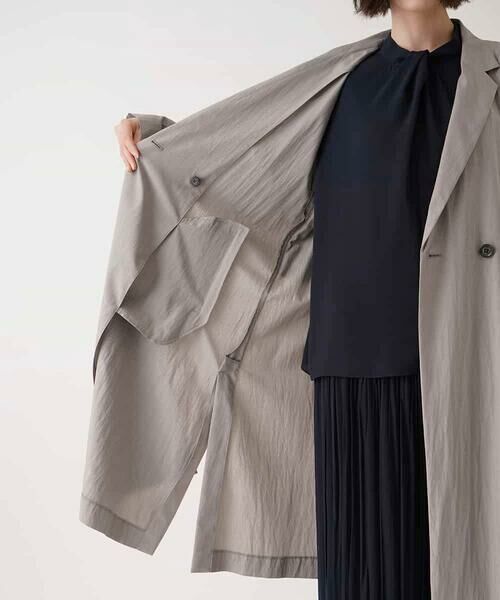 HIROKO BIS / ヒロコビス その他アウター | ドレープワッシャーライトコート /洗える | 詳細9