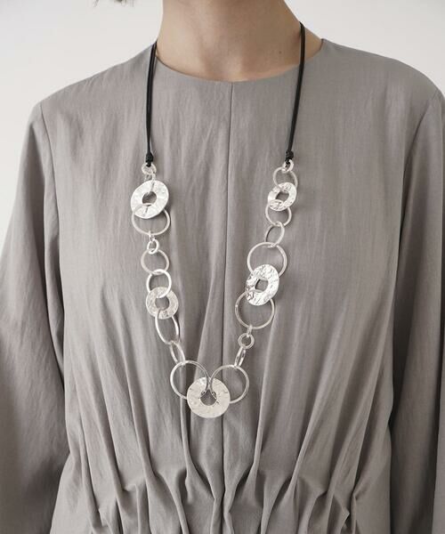 HIROKO BIS / ヒロコビス ネックレス・ペンダント・チョーカー | メタルサークルラインネックレス | 詳細1