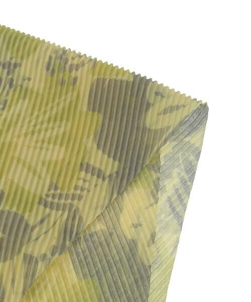 HIROKO BIS / ヒロコビス マフラー・ショール・スヌード・ストール | ボタニカルシフォンプリーツストール /洗える | 詳細4