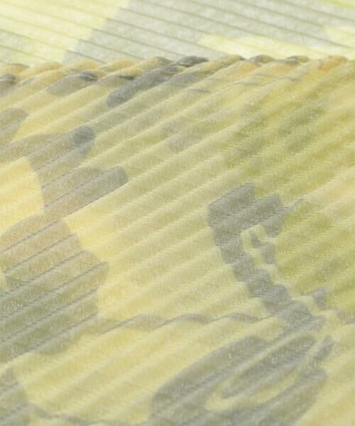 HIROKO BIS / ヒロコビス マフラー・ショール・スヌード・ストール | ボタニカルシフォンプリーツストール /洗える | 詳細6