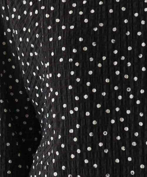 HIROKO BIS / ヒロコビス シャツ・ブラウス | シアーチェックドットプリントブラウス /洗える | 詳細9