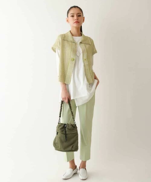 HIROKO BIS / ヒロコビス ベスト | カラーミックスニットジレ | 詳細10