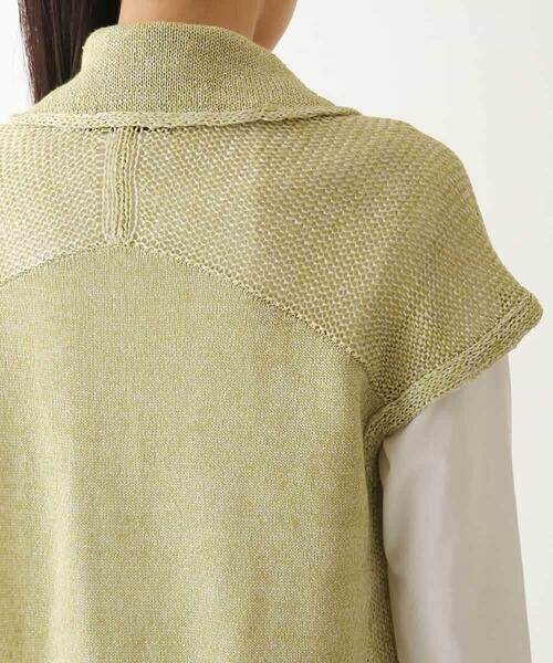 HIROKO BIS / ヒロコビス ベスト | カラーミックスニットジレ | 詳細4