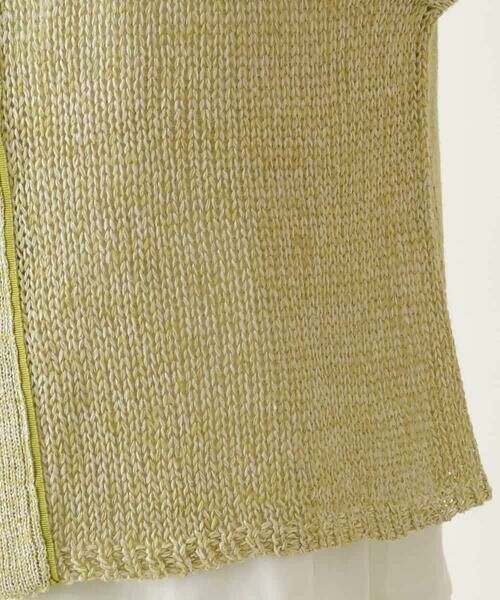 HIROKO BIS / ヒロコビス ベスト | カラーミックスニットジレ | 詳細6