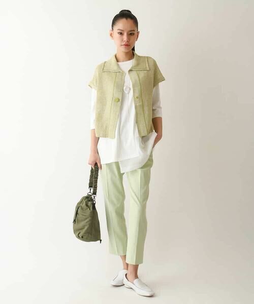 HIROKO BIS / ヒロコビス ベスト | カラーミックスニットジレ | 詳細9