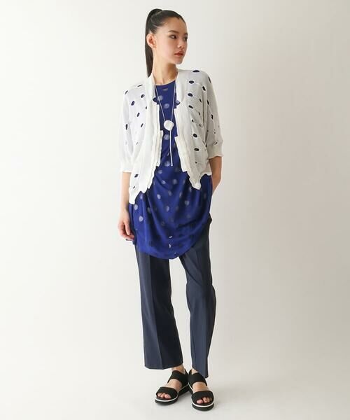 HIROKO BIS / ヒロコビス ニット・セーター | ドットメッシュニットカーディガン /洗える | 詳細13