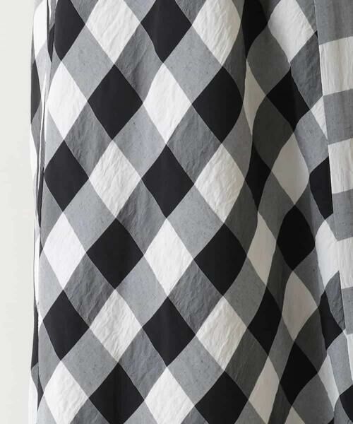 HIROKO BIS / ヒロコビス ロング・マキシ丈スカート | アシンメトリーヘムギンガムスカート /洗える | 詳細6