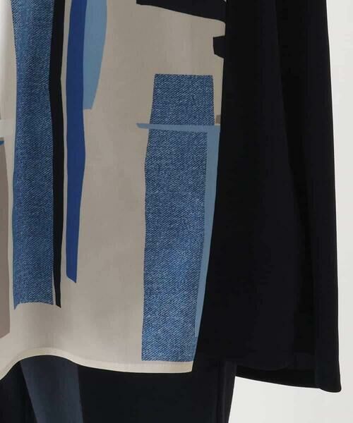 HIROKO BIS / ヒロコビス チュニック | ブロッキングモチーフデザインチュニック /洗濯機で洗える | 詳細6