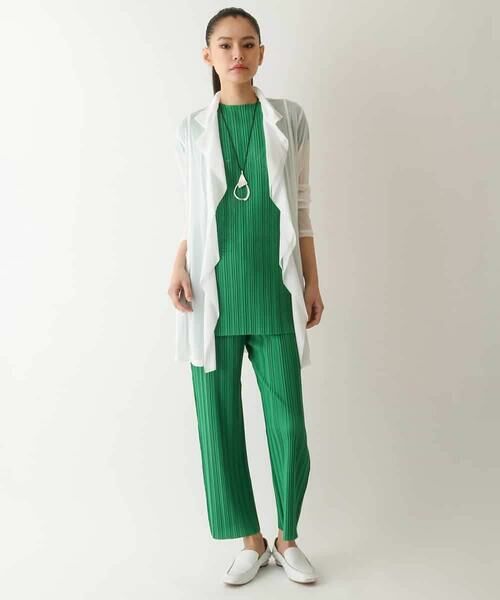 HIROKO BIS / ヒロコビス カーディガン・ボレロ | ラッフルギャザーチュールジャケット /洗濯機で洗える | 詳細10