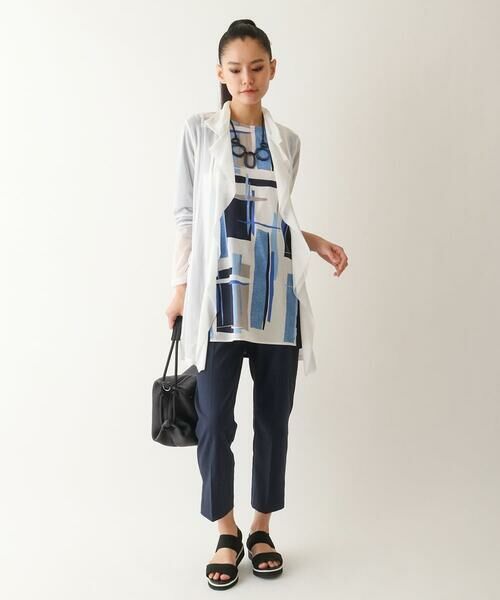 HIROKO BIS / ヒロコビス カーディガン・ボレロ | ラッフルギャザーチュールジャケット /洗濯機で洗える | 詳細13