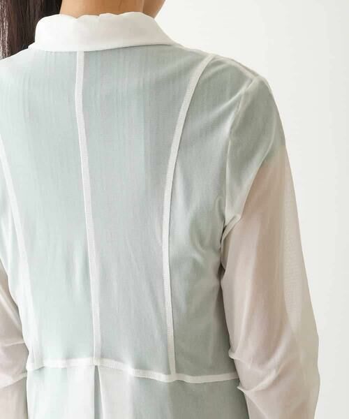 HIROKO BIS / ヒロコビス カーディガン・ボレロ | ラッフルギャザーチュールジャケット /洗濯機で洗える | 詳細5