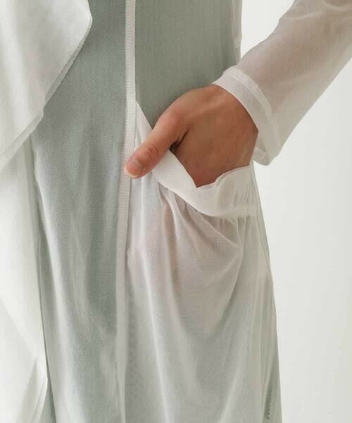 HIROKO BIS / ヒロコビス カーディガン・ボレロ | ラッフルギャザーチュールジャケット /洗濯機で洗える | 詳細7