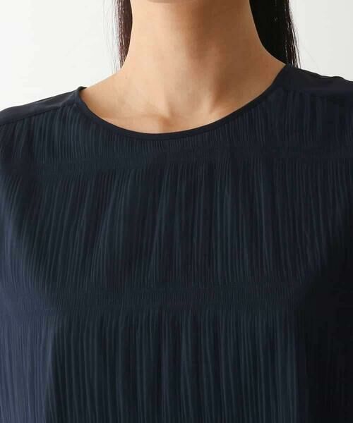 HIROKO BIS / ヒロコビス シャツ・ブラウス | マジョリカプリーツシアーブラウス /洗える | 詳細3