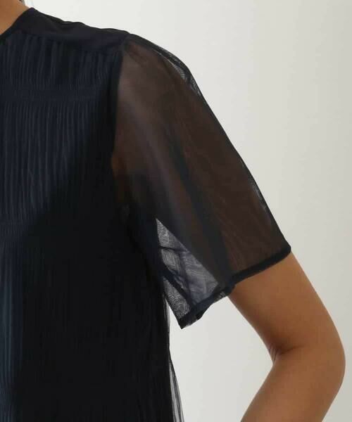 HIROKO BIS / ヒロコビス シャツ・ブラウス | マジョリカプリーツシアーブラウス /洗える | 詳細5