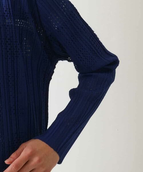 HIROKO BIS / ヒロコビス カーディガン・ボレロ | プリモーディアルプリーツチェック柄カーディガン /洗える | 詳細6