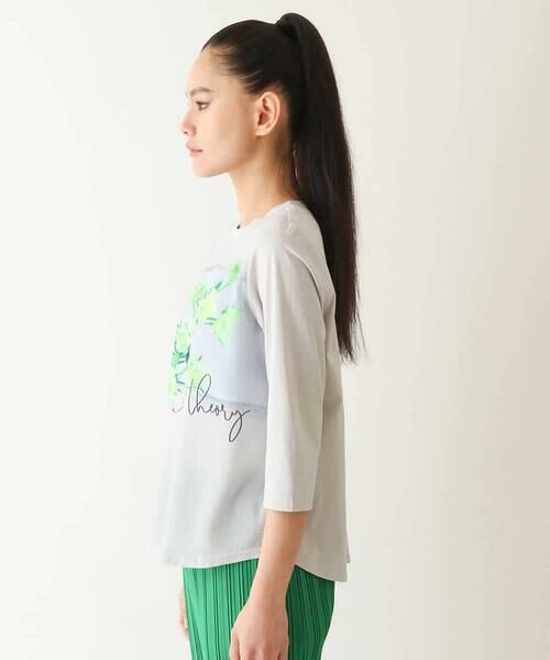 HIROKO BIS / ヒロコビス カットソー | 転写プリントドッキングカットソー /洗える | 詳細1