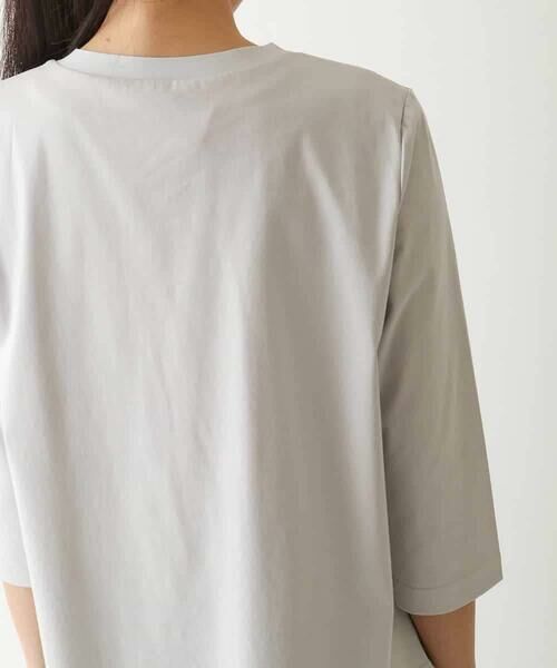 HIROKO BIS / ヒロコビス カットソー | 転写プリントドッキングカットソー /洗える | 詳細4