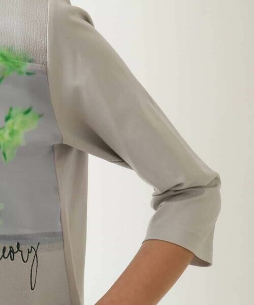 HIROKO BIS / ヒロコビス カットソー | 転写プリントドッキングカットソー /洗える | 詳細5