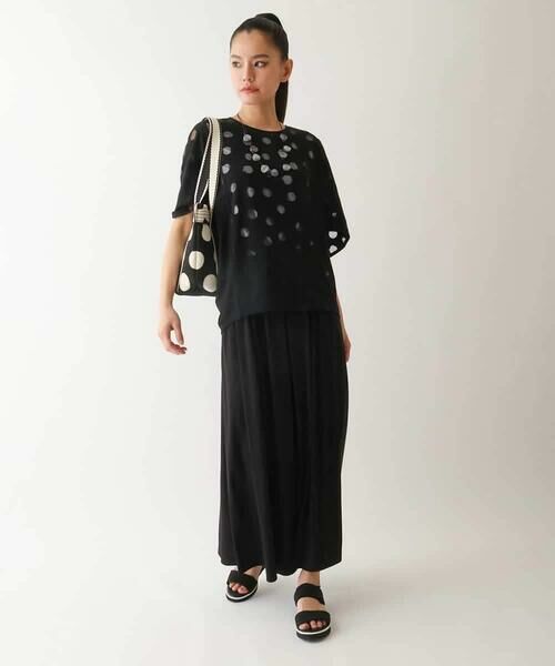 HIROKO BIS / ヒロコビス カットソー | ドットシアードルマンカットソー /洗える | 詳細16