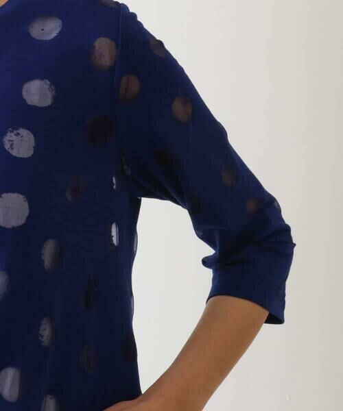 HIROKO BIS / ヒロコビス チュニック | ドットシアータックデザインチュニック /洗える | 詳細5
