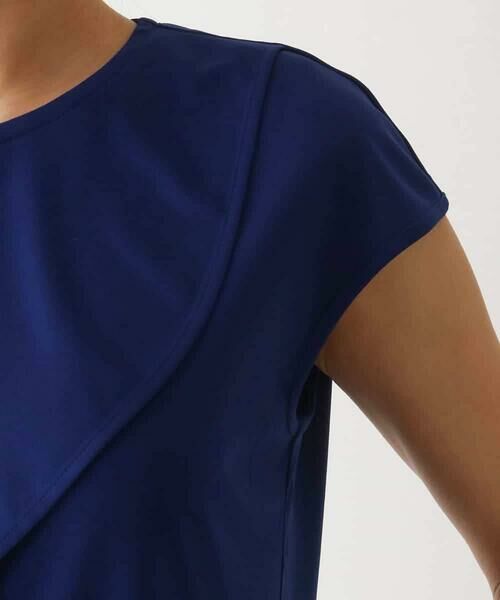 HIROKO BIS / ヒロコビス カットソー | アシンメトリーフリルデザインノースリーブプルオーバー /洗える | 詳細5