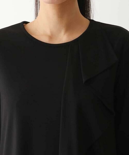 HIROKO BIS / ヒロコビス チュニック | アシンメトリーフリルデザインチュニック /洗える | 詳細3