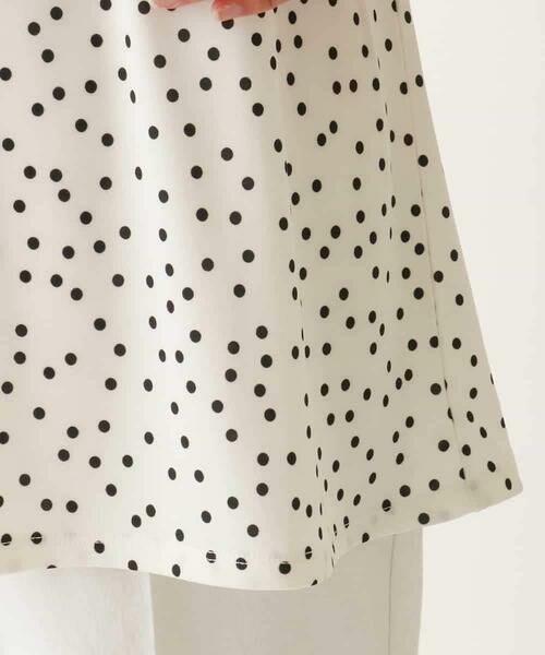 HIROKO BIS / ヒロコビス タンクトップ | ポルカドットノースリーブトップ /洗える | 詳細6