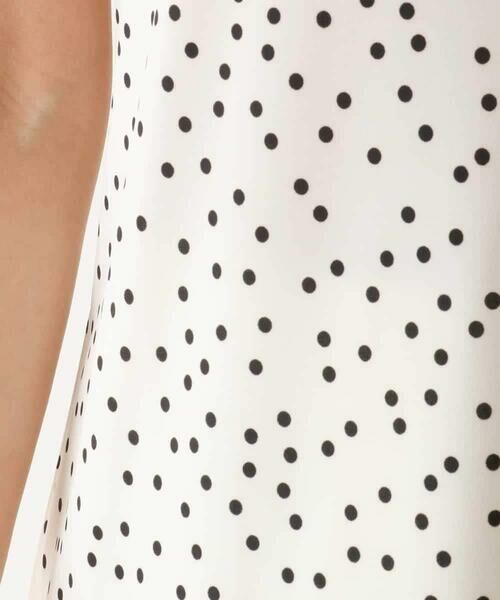 HIROKO BIS / ヒロコビス タンクトップ | ポルカドットノースリーブトップ /洗える | 詳細7