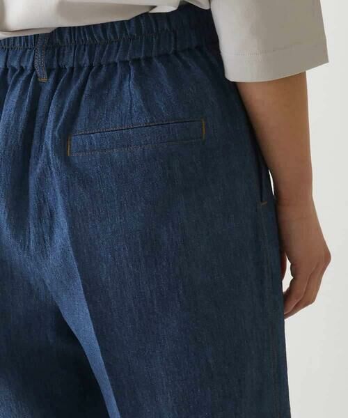 HIROKO BIS / ヒロコビス その他パンツ | デニム風ワイドパンツ /洗濯機で洗える | 詳細4