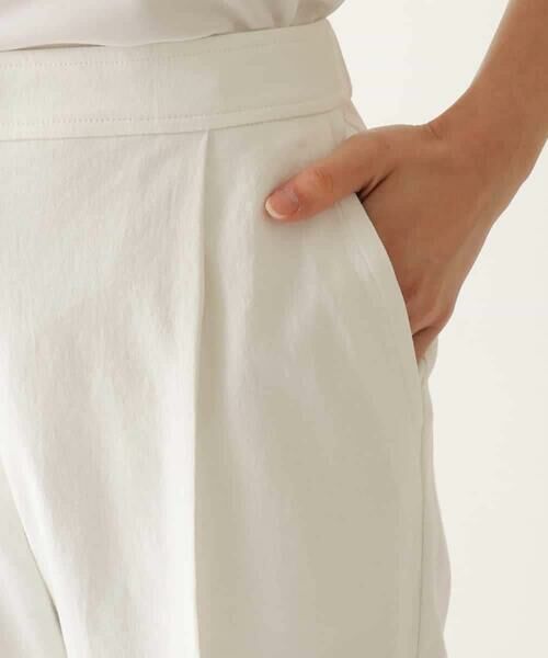 HIROKO BIS / ヒロコビス ショート・ハーフ・半端丈パンツ | ボディシェルライトクロップドパンツ /洗濯機で洗える | 詳細5