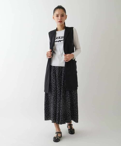 HIROKO BIS / ヒロコビス その他パンツ | シアーチェックドットフレアパンツ /洗える | 詳細11