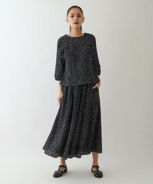 HIROKO BIS / ヒロコビス その他パンツ | シアーチェックドットフレアパンツ /洗える | 詳細15