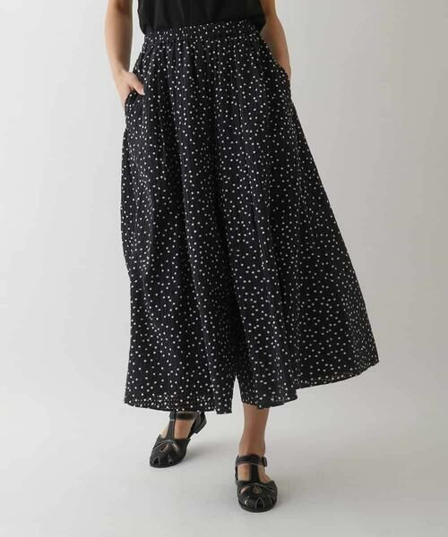 HIROKO BIS / ヒロコビス その他パンツ | シアーチェックドットフレアパンツ /洗える | 詳細4