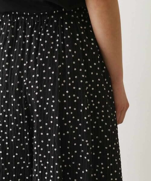 HIROKO BIS / ヒロコビス その他パンツ | シアーチェックドットフレアパンツ /洗える | 詳細6