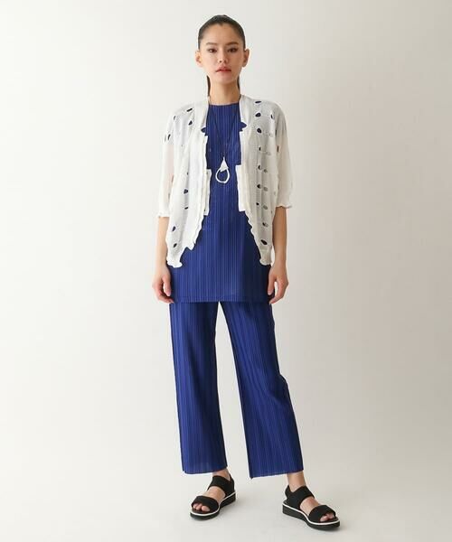 HIROKO BIS / ヒロコビス ショート・ハーフ・半端丈パンツ | プリモーディアルプリーツパンツ /洗える | 詳細12