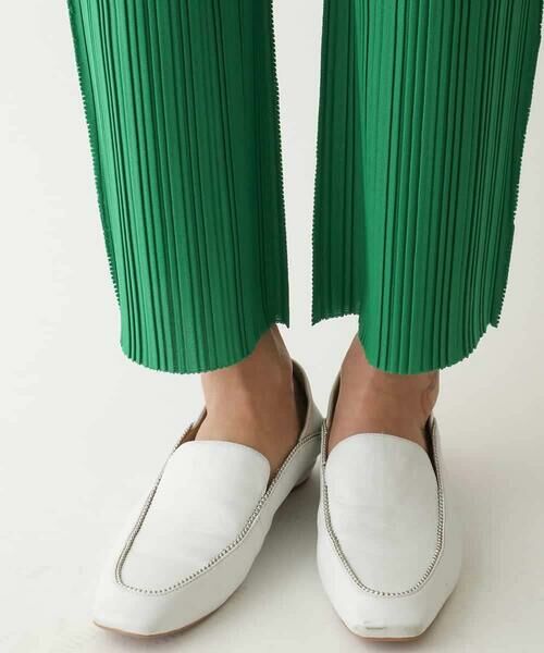 HIROKO BIS / ヒロコビス ショート・ハーフ・半端丈パンツ | プリモーディアルプリーツパンツ /洗える | 詳細5