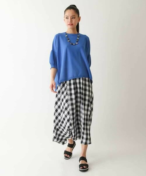 HIROKO BIS / ヒロコビス ニット・セーター | 【接触冷感】パフスリーブニットプルオーバー /洗える | 詳細14