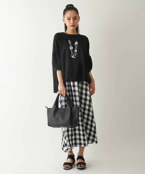 HIROKO BIS / ヒロコビス ニット・セーター | 【接触冷感】パフスリーブニットプルオーバー /洗える | 詳細18