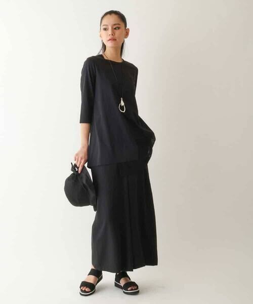 HIROKO BIS / ヒロコビス チュニック | 【UVカット/遮熱性】メッシュ切り替えデザインチュニック /洗濯機で洗える | 詳細17