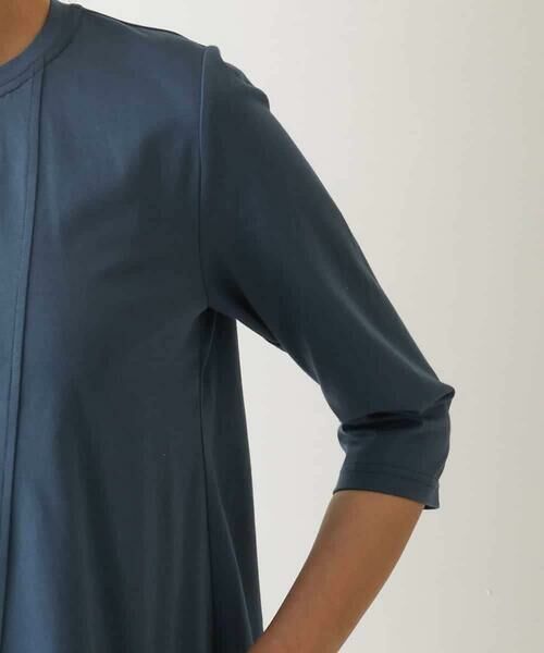 HIROKO BIS / ヒロコビス チュニック | 【UVカット/遮熱性】メッシュ切り替えデザインチュニック /洗濯機で洗える | 詳細5