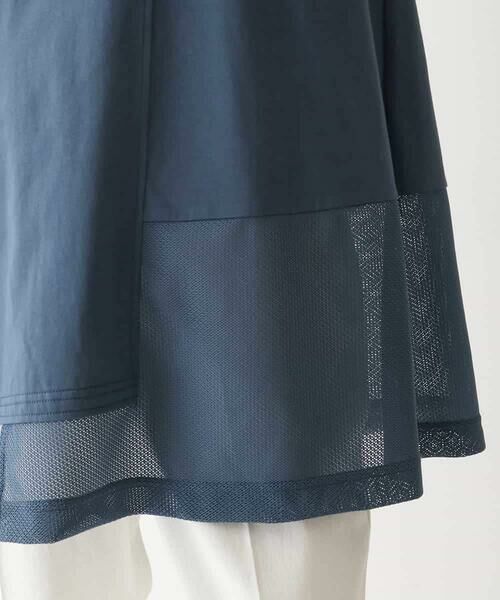 HIROKO BIS / ヒロコビス チュニック | 【UVカット/遮熱性】メッシュ切り替えデザインチュニック /洗濯機で洗える | 詳細6