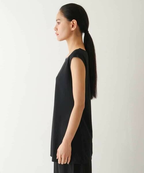 HIROKO BIS / ヒロコビス タンクトップ | フレンチスリーブチュニックタンクトップ /洗濯機で洗える | 詳細1